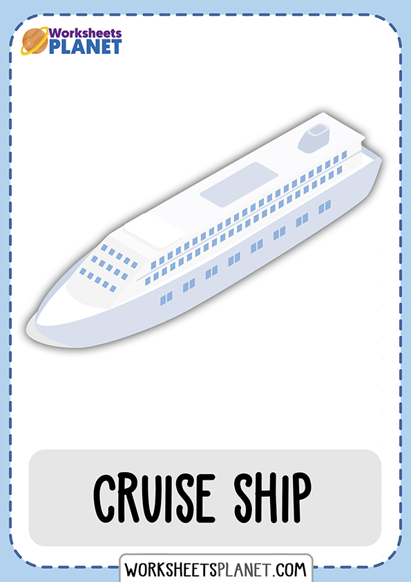 Flaschards Of Means Of Transport ESL