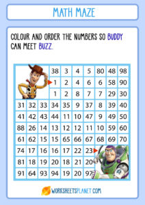 Math Mazes For Kindergarten