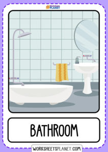 Parts Of The House Bathroom Vocabulary