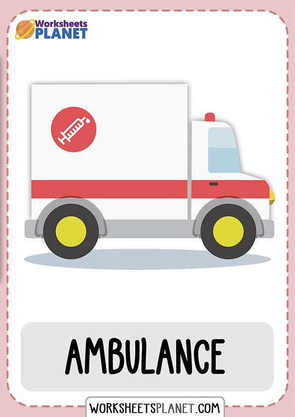 Vehicles Vocabulary Words