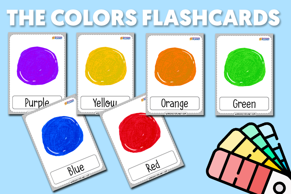 Download The Colors Flashcards | Learning Colors for Kids