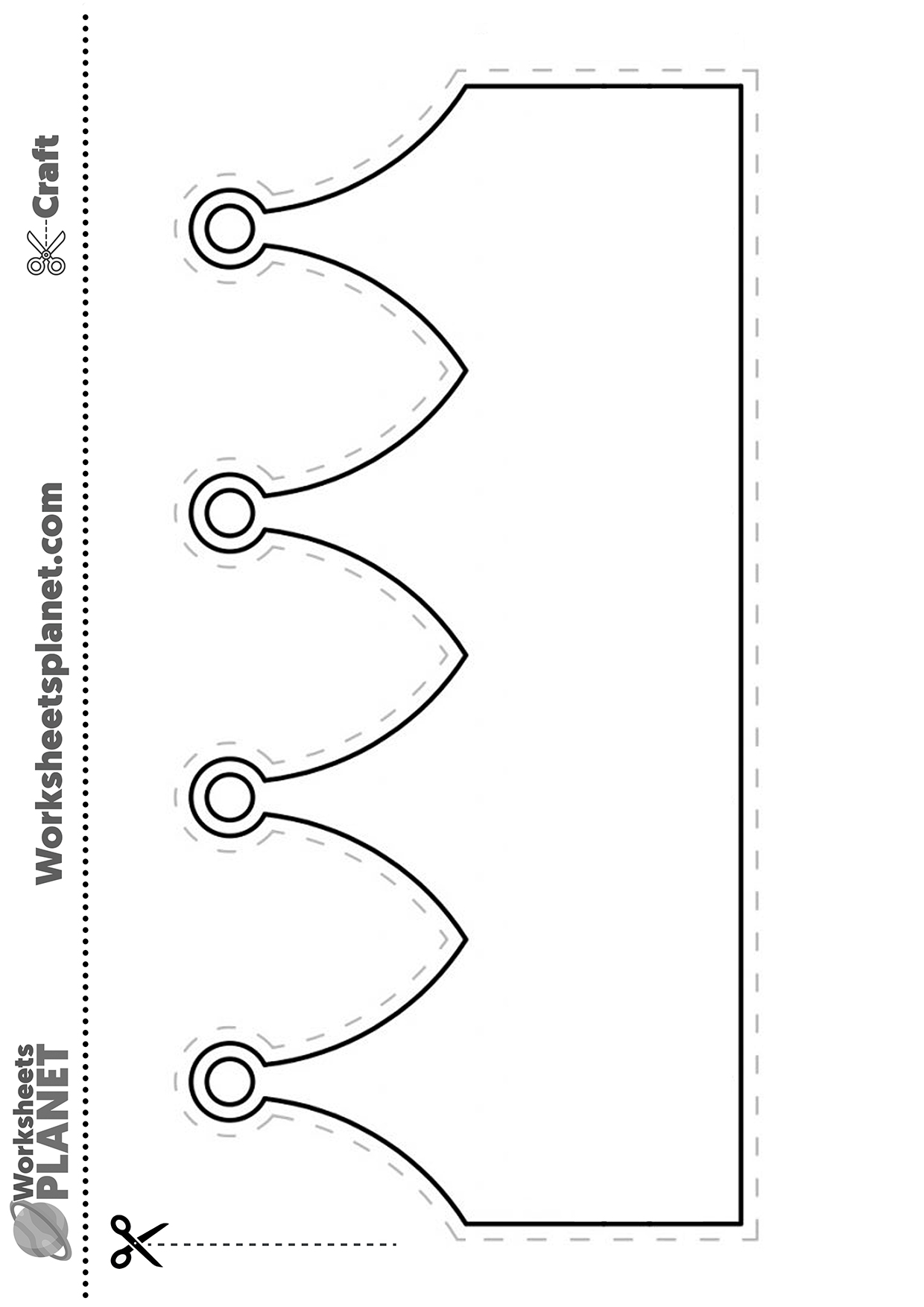 Birthday Crown Template Free