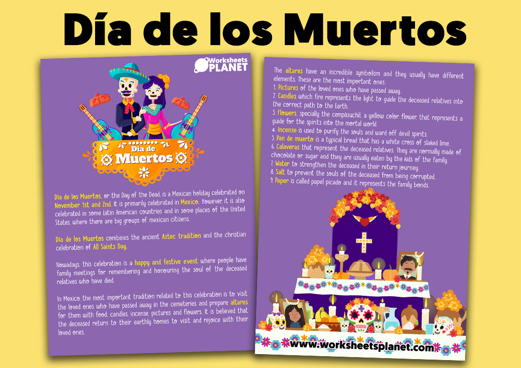 Dia De Los Muertos Activities