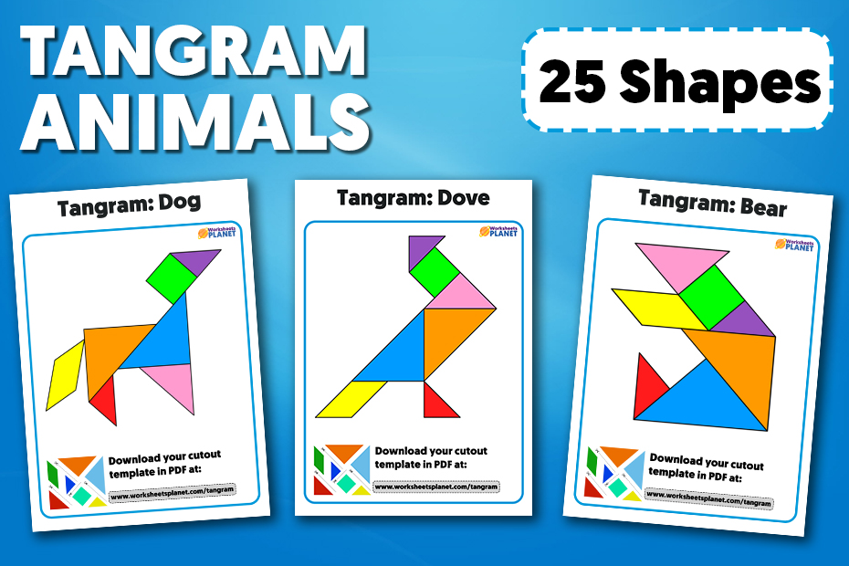 Tangram Shapes For | Ready for Print Set