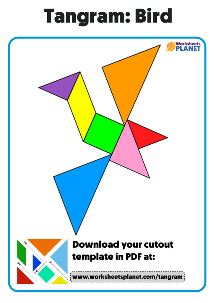 Animal Tangram Shapes For Kids | Ready for Print Set