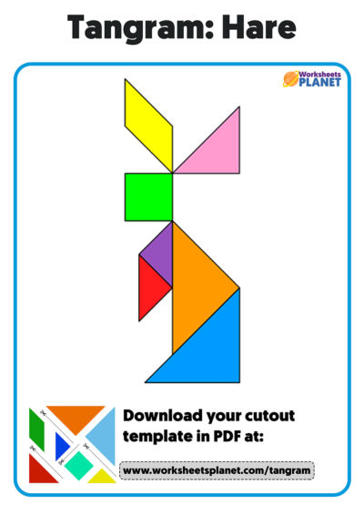 Animal Tangram Shapes For Kids | Ready for Print Set