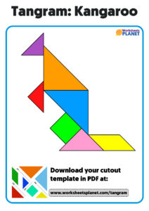 Animal Tangram Shapes For Kids | Ready for Print Set