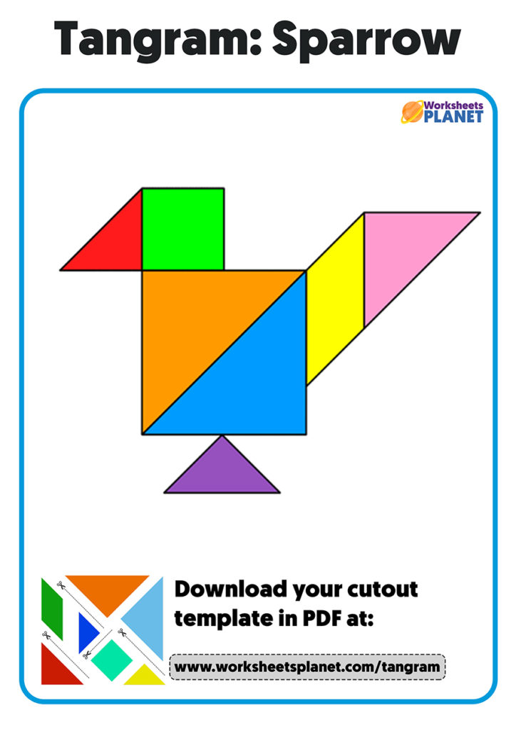 Animal Tangram Shapes For Kids | Ready for Print Set