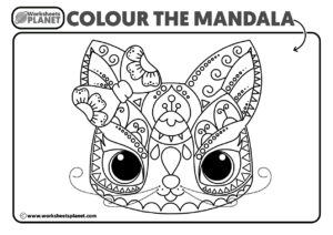 Easy Mandala Coloring Pages For Kids