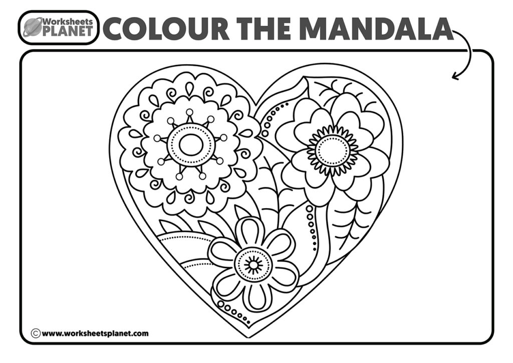 Mandala Coloring Pages for Kids | READY TO PRINT