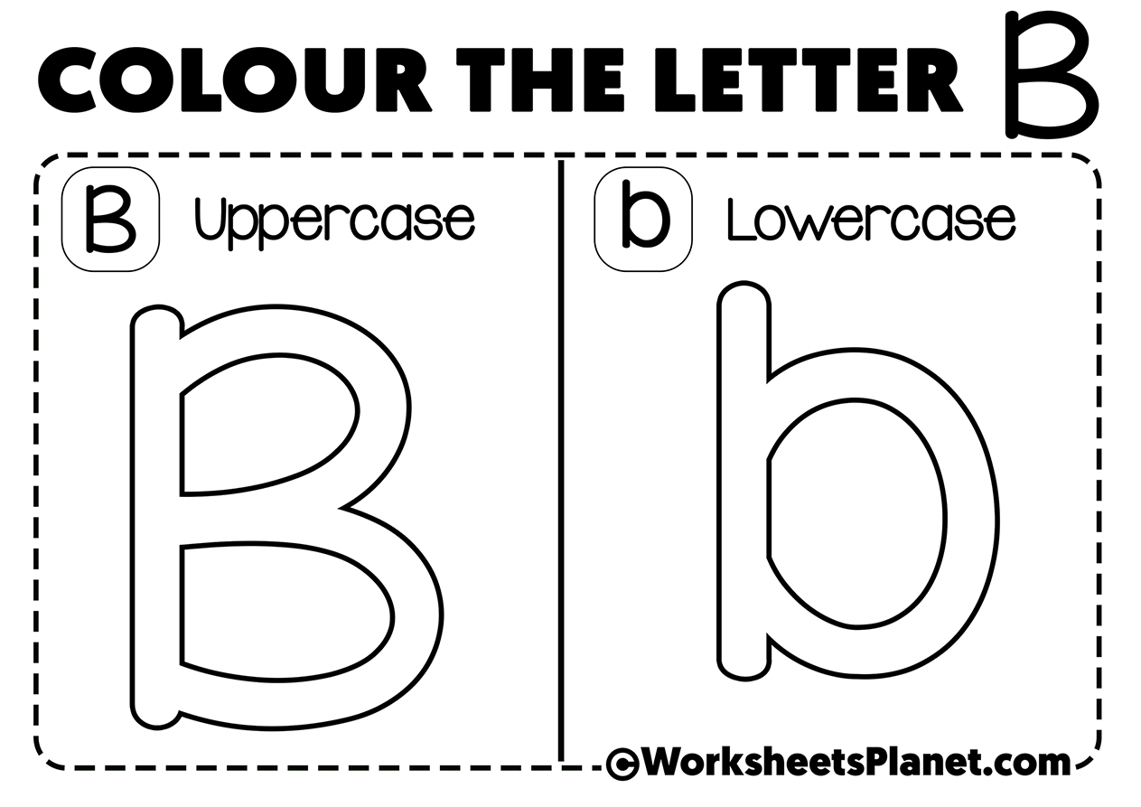 Letter B For Coloring