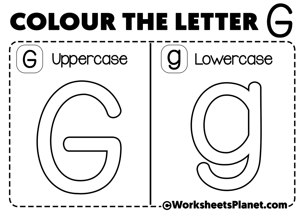 Letter G For Coloring