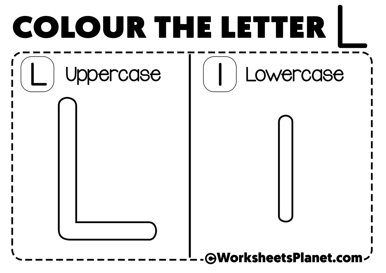Letter L For Coloring