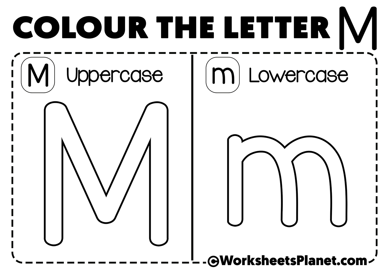 Letter M For Coloring