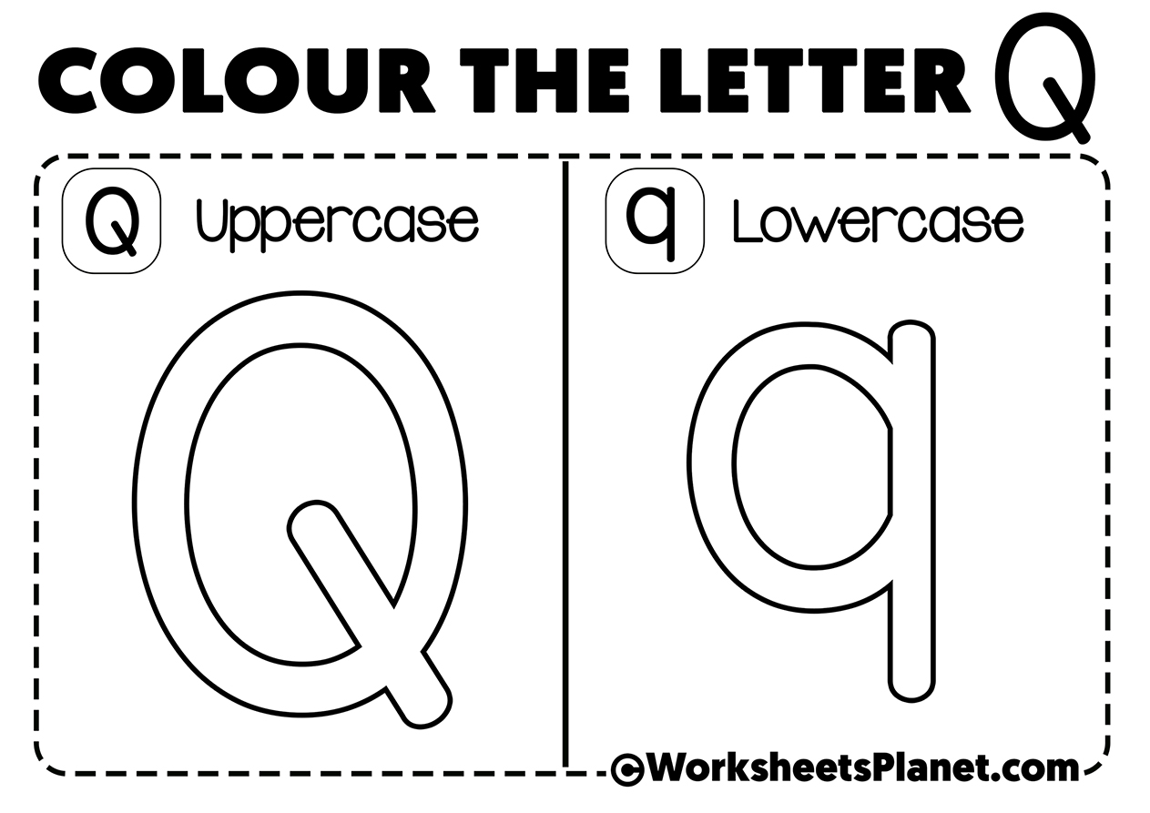 Letter Q For Coloring