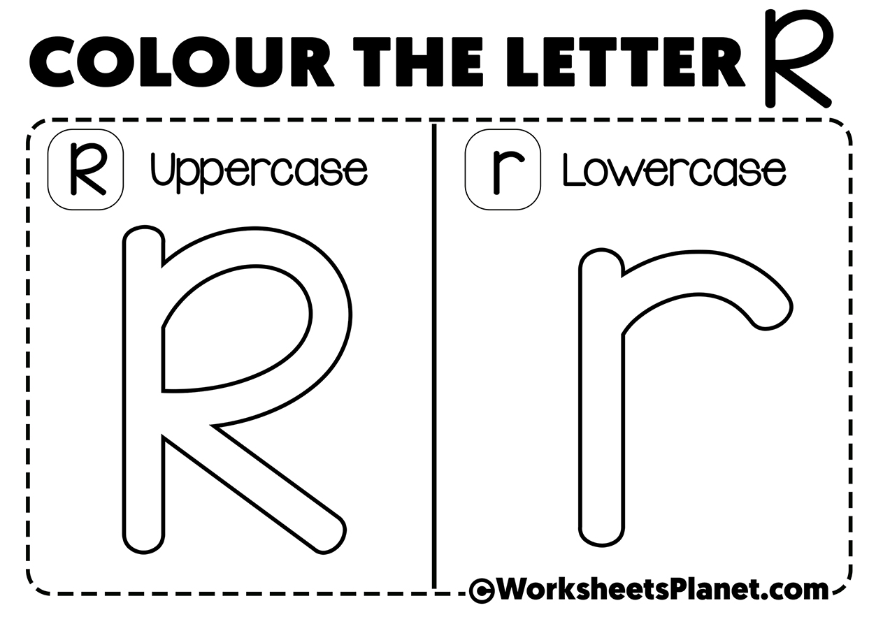 Letter R For Coloring