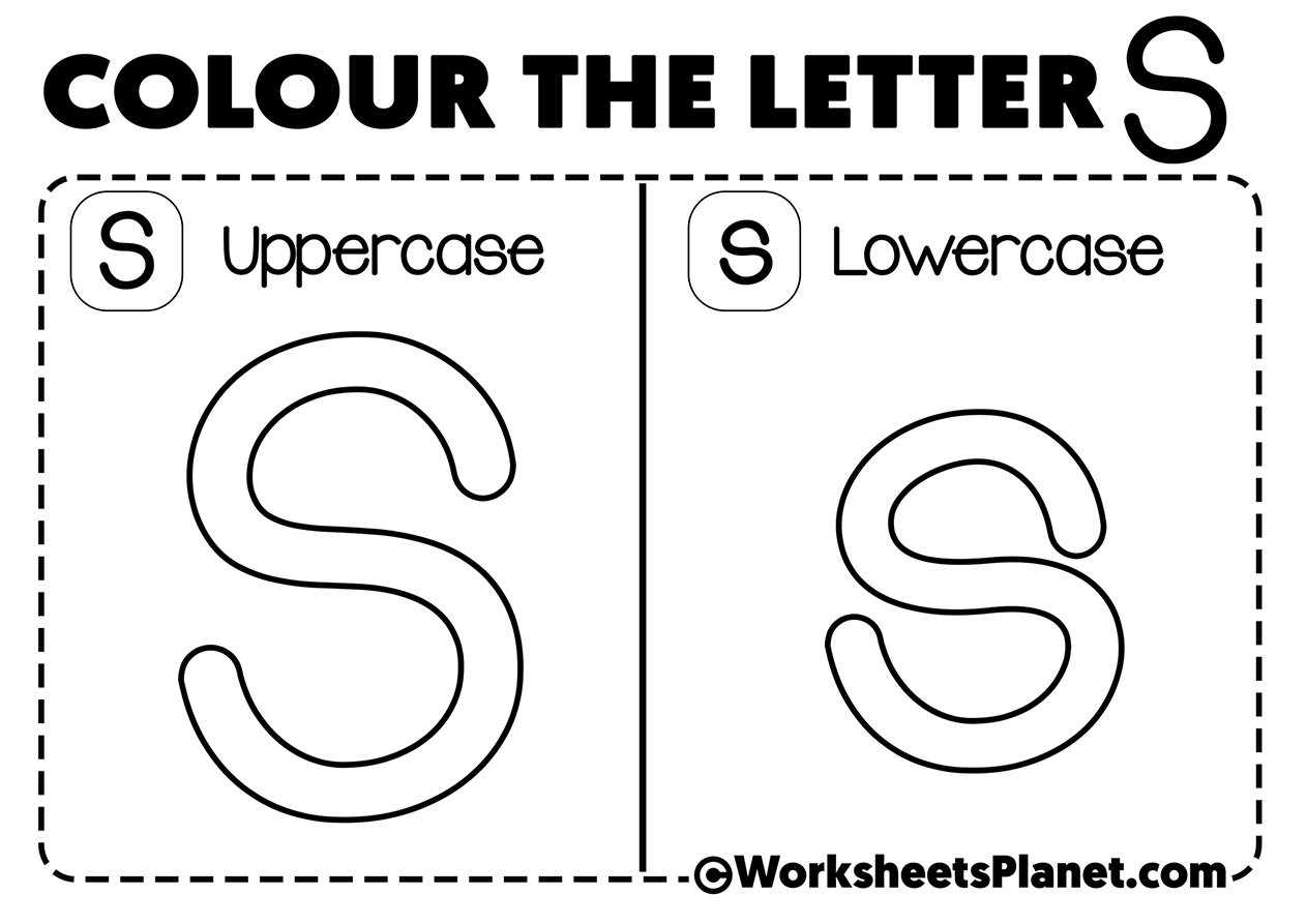 Letter S For Coloring