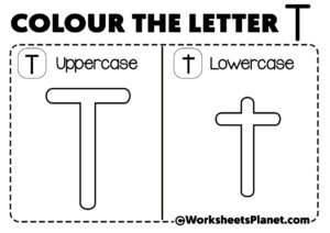 Letter T For Coloring