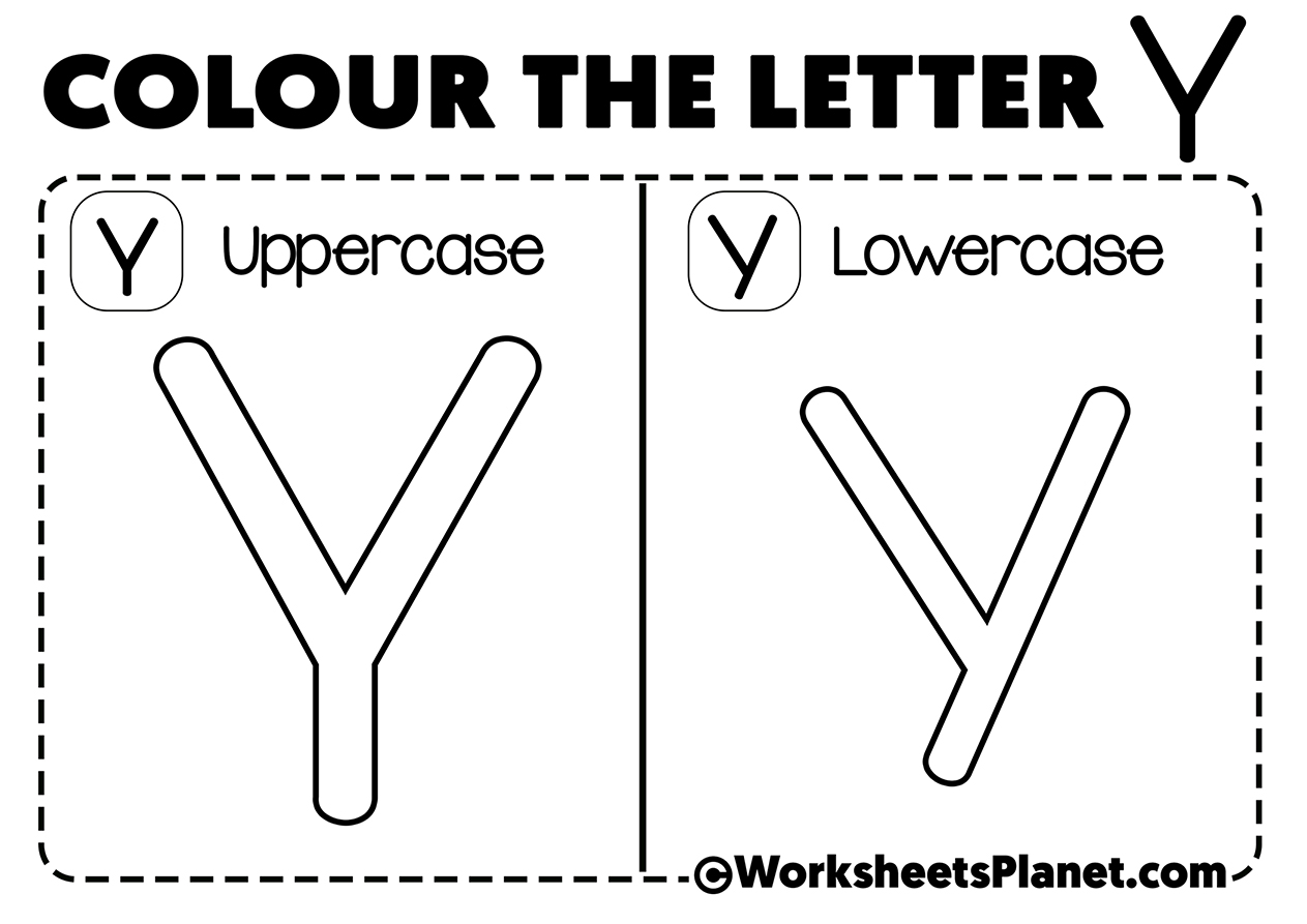 Letter Y For Coloring