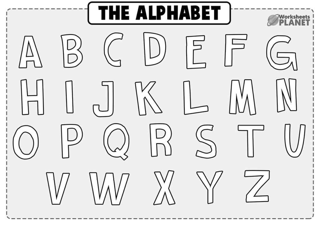 Alphabet Coloring Pages for Kids | Ready to Print and Color