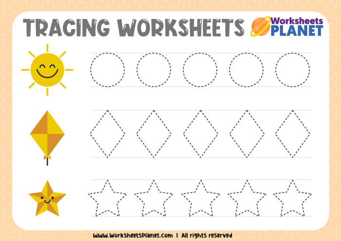 Tracing Activities for Kindergarten | Ready To Print