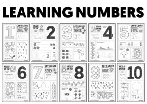 Learning Numbers Worksheets