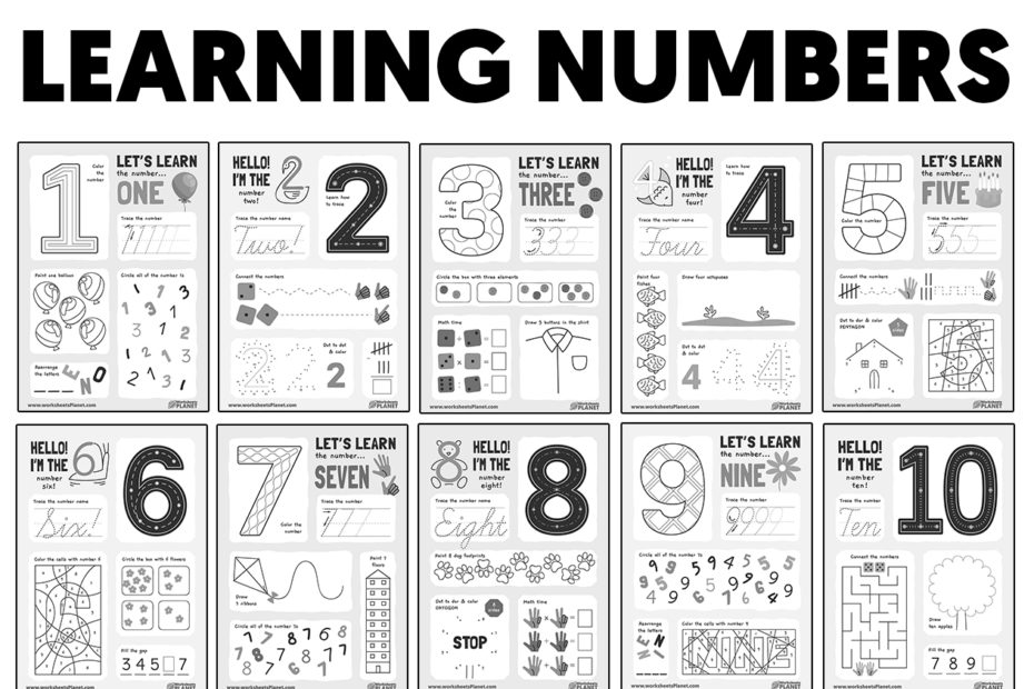 numbers-worksheets-planet