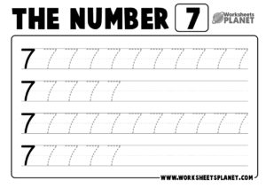 Tracing Numer 7