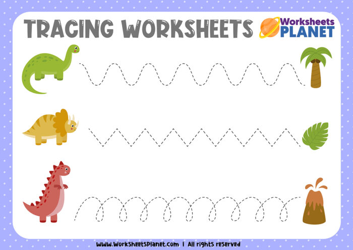 Tracing Activities for Kindergarten | Ready To Print