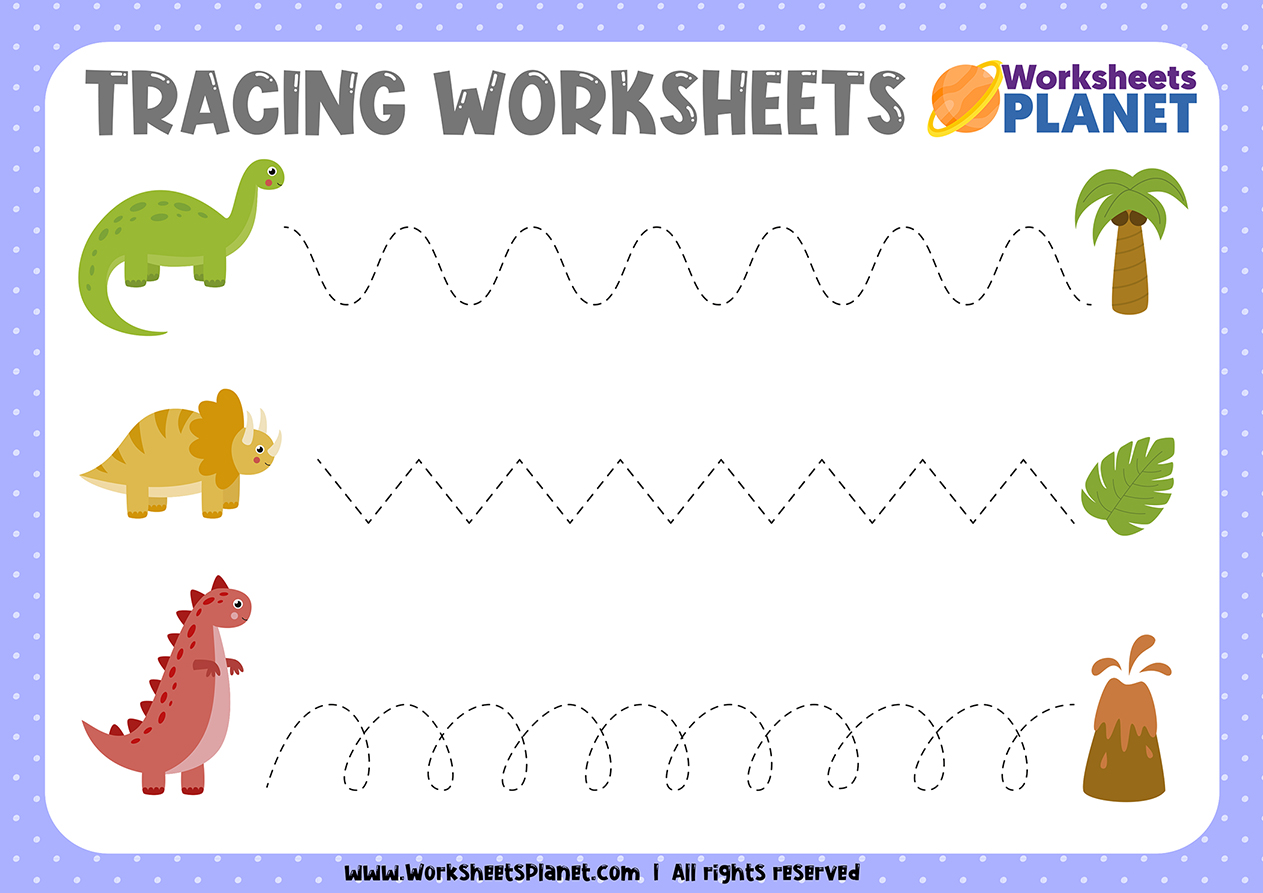 Tracing Worksheets Book To Print
