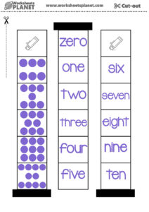 Counting Game Printable Worksheet