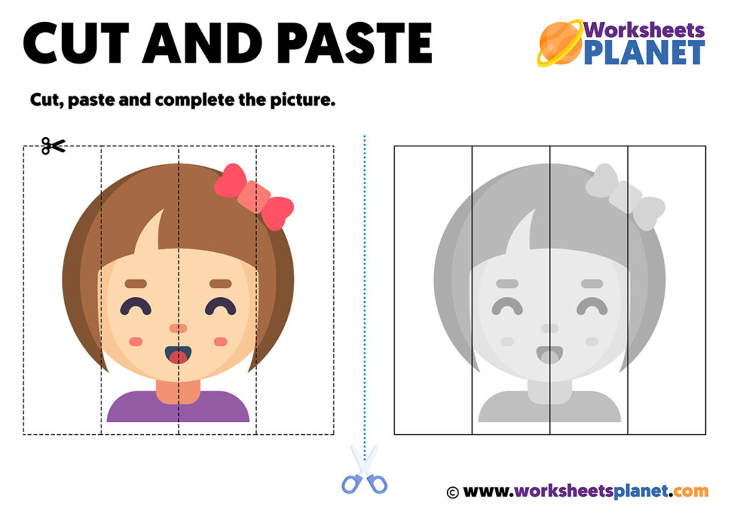 Cut And Paste Worksheets For Toddlers