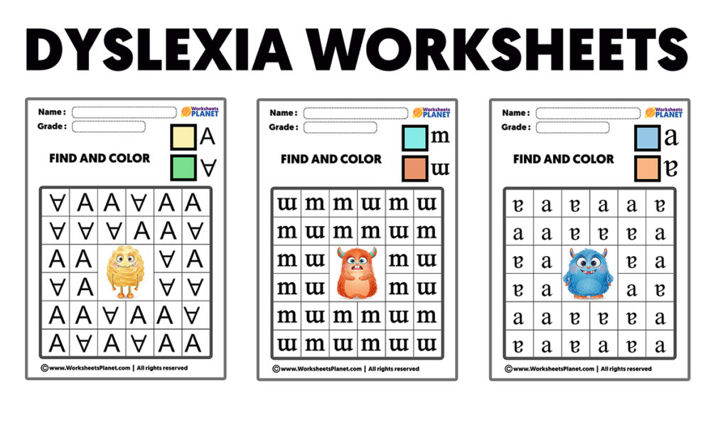 Letter Reversal Worksheets Dyslexia Worksheets