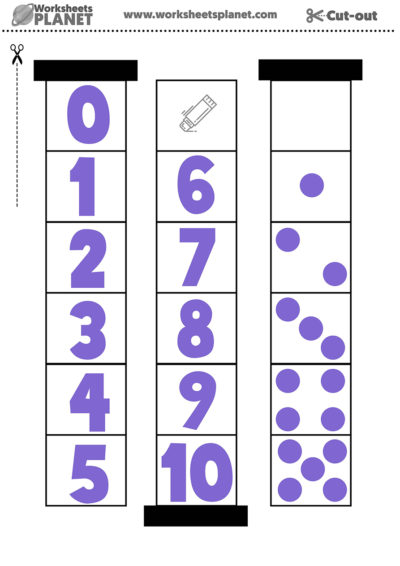 Printable Learning Numbers &amp; Counting Game
