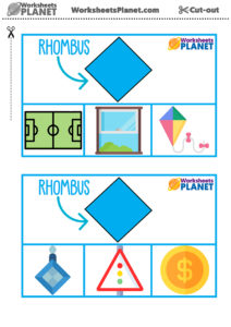 Learning Shapes Rhombus
