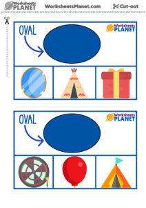 Learning Shapes Flashcards Oval