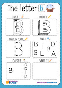 Letter B Worksheet
