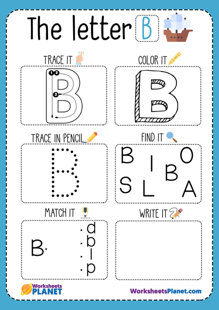 Letter B Worksheet