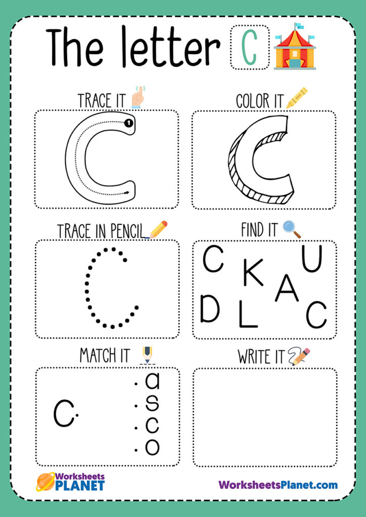 Letter C Worksheet