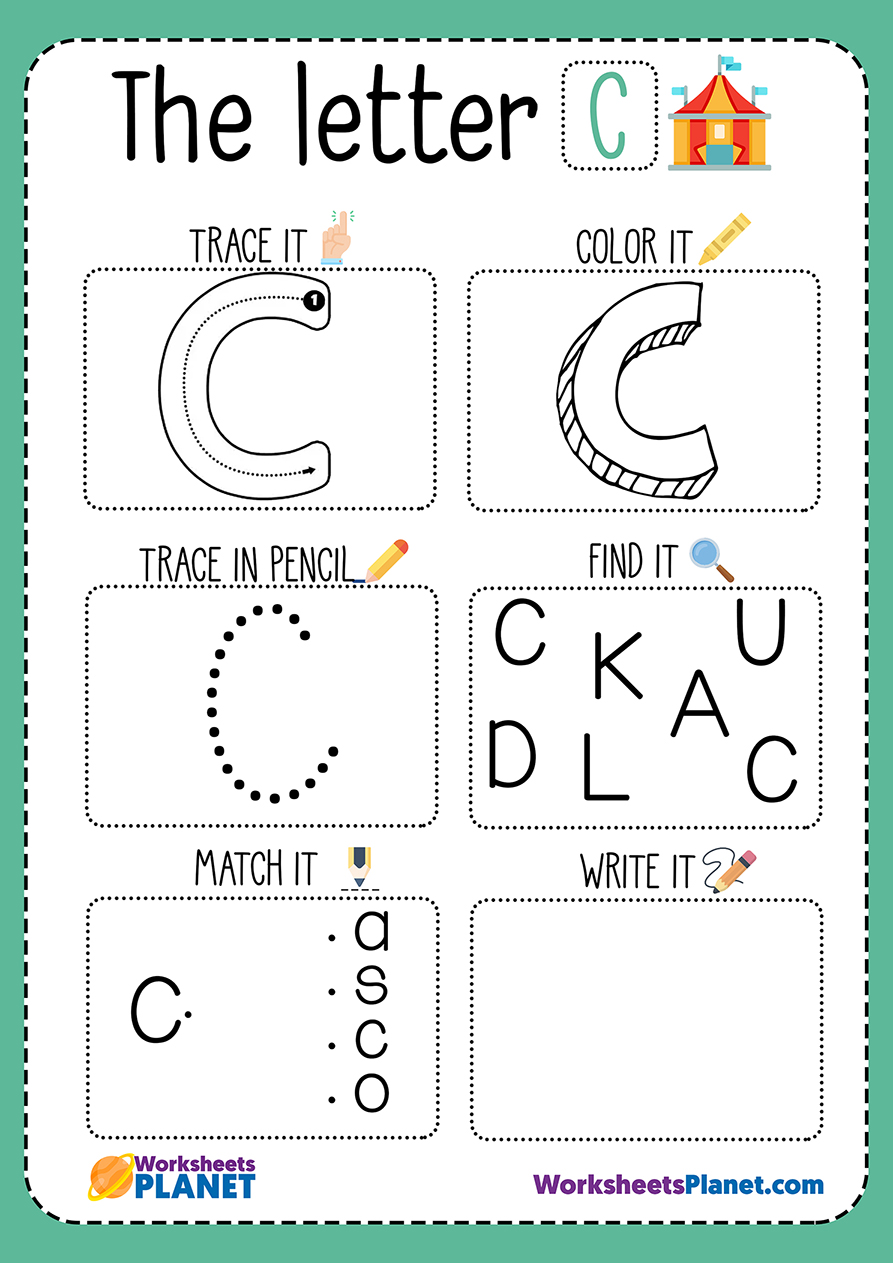 Letter C Worksheet