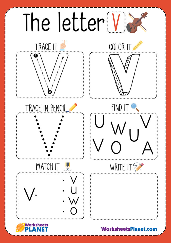 letter-v-worksheet