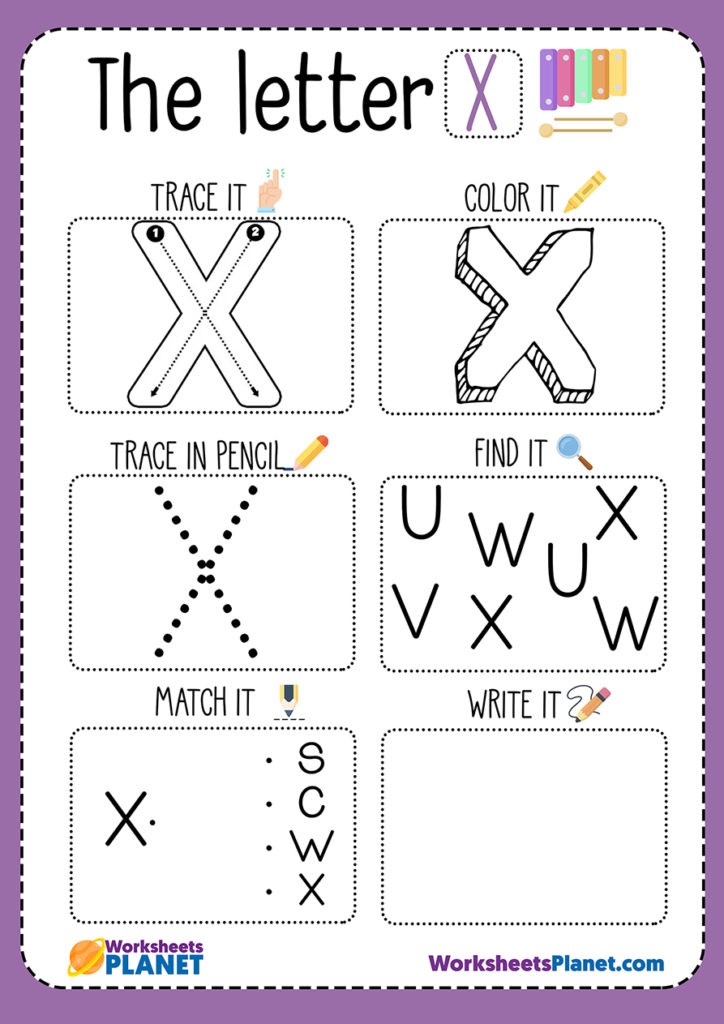 x worksheets