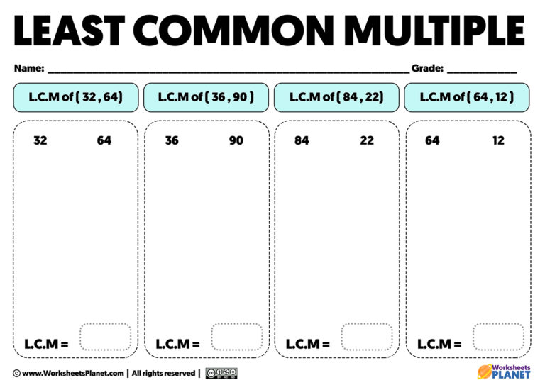 lowest common multiple lcm of 3 and 7
