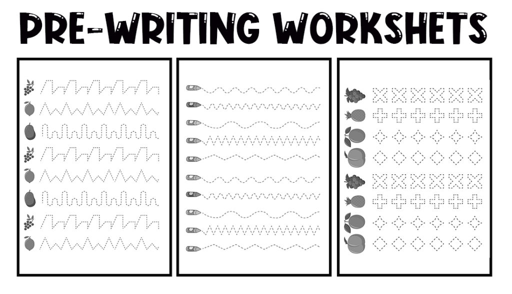Printable Prewriting Activities For Preschoolers Printable Prewriting Activities For Preschoolers