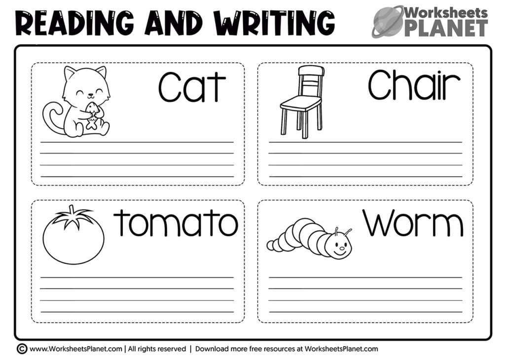 writing-words-worksheets