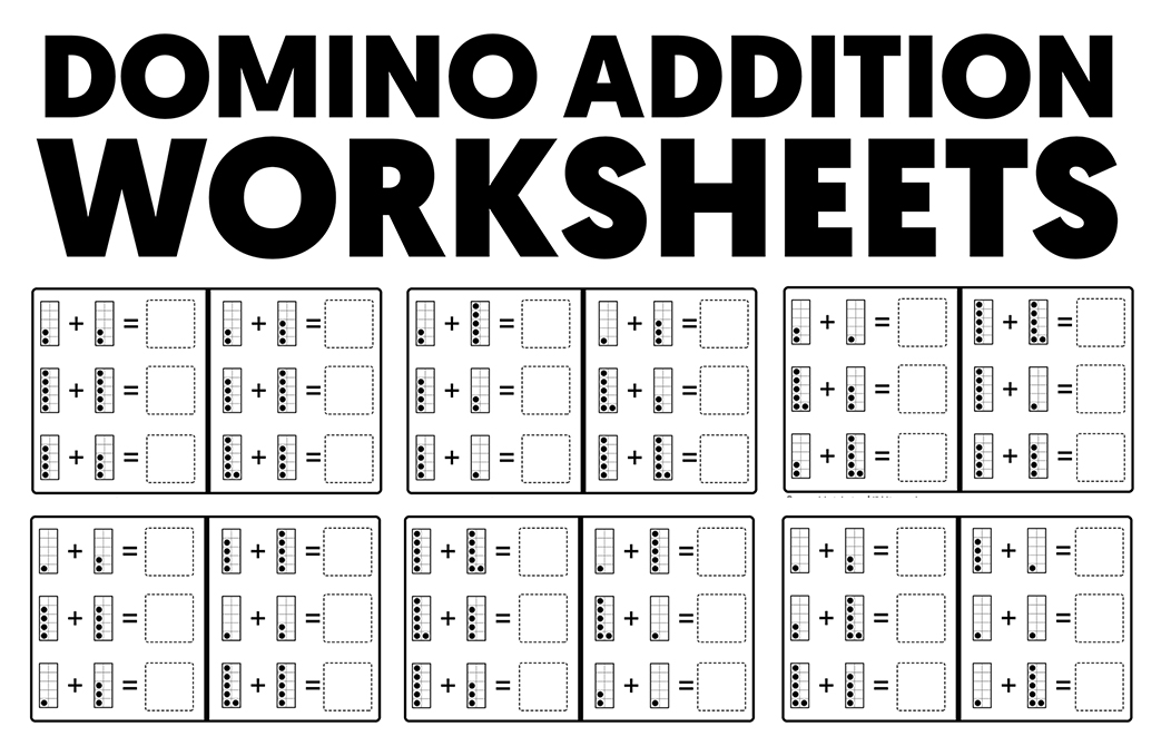 Domino Addition Worksheets