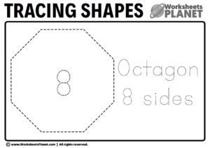 Tracing Octagon Worksheet