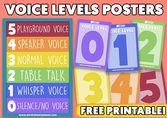 product-name-voice-level-chart-poster-digital-file-instant-download