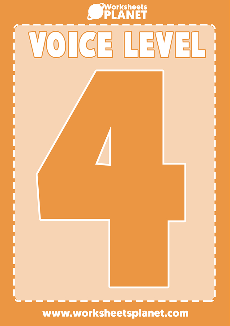 Free Printable Voice Levels