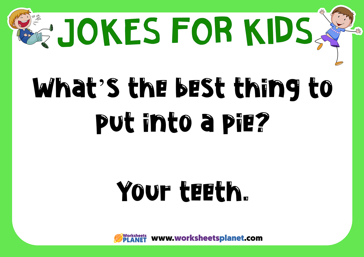 Funny Jokes For Kids To Learn